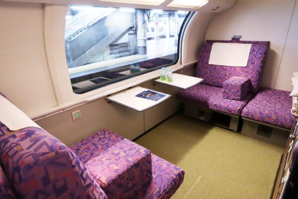 JR東日本の観光列車「カシオペア紀行」の客室「カシオペアツイン」