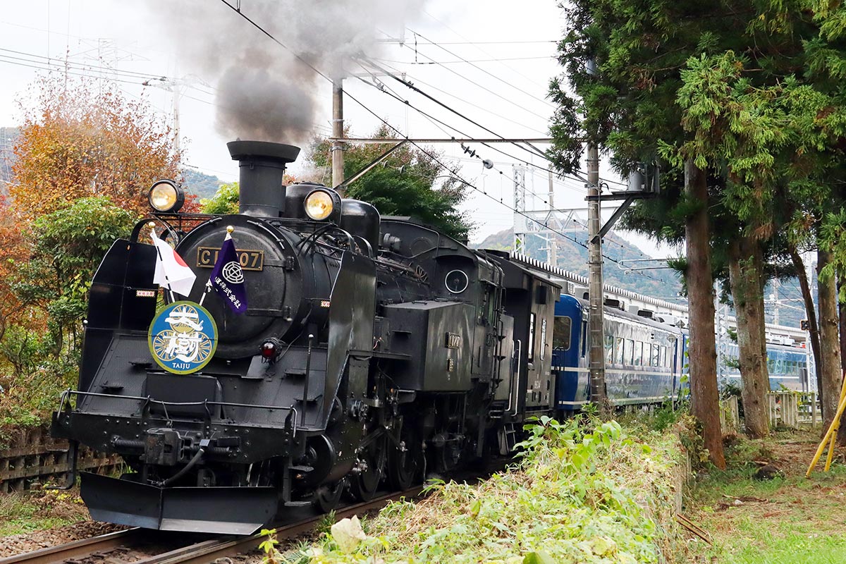 東武鉄道の観光列車「SL大樹」