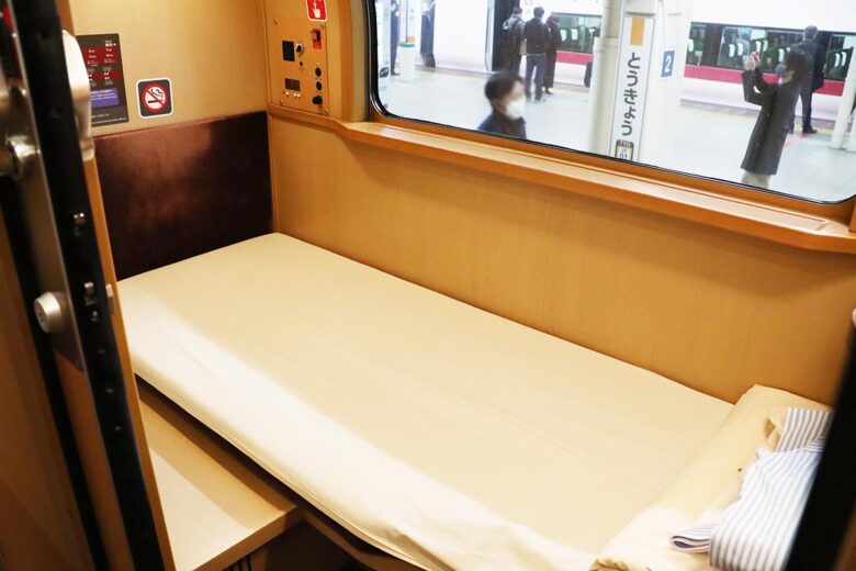 JR西日本・JR東海の寝台列車「サンライズ瀬戸」「サンライズ出雲」の「シングル」