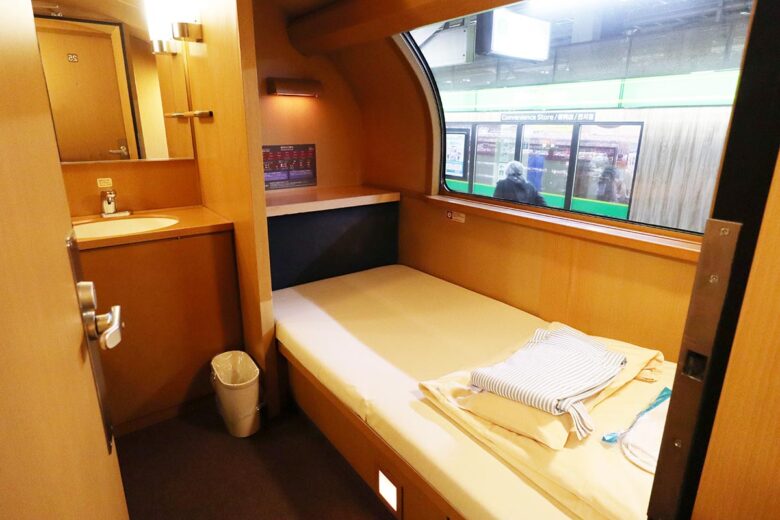 JR西日本・JR東海の寝台列車「サンライズ瀬戸」「サンライズ出雲」シングルデラックス