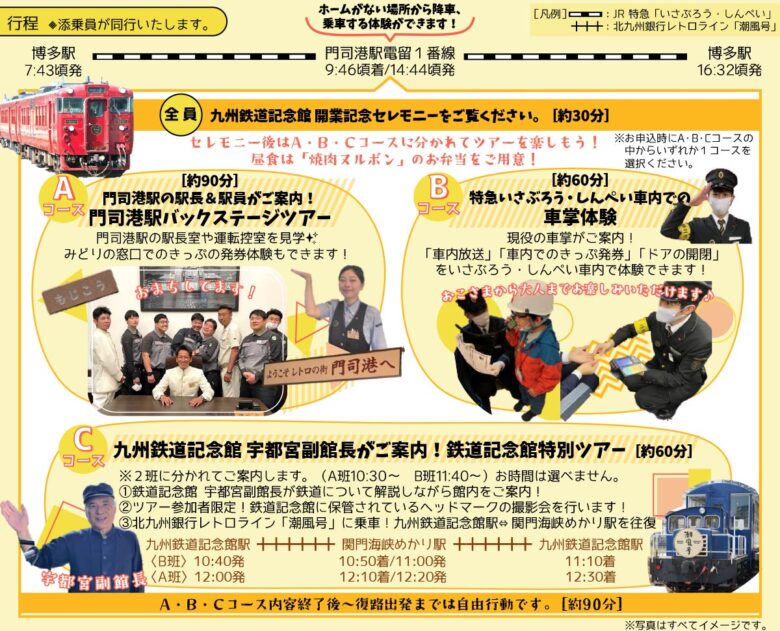 「九州鉄道記念館開業20周年記念ツアー」概要（画像：JR九州）