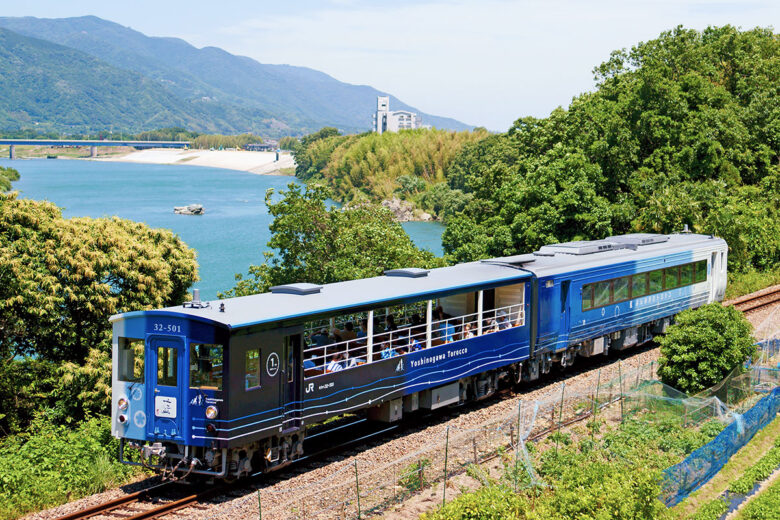 JR四国の観光列車「藍よしのがわトロッコ」（画像：JR四国）