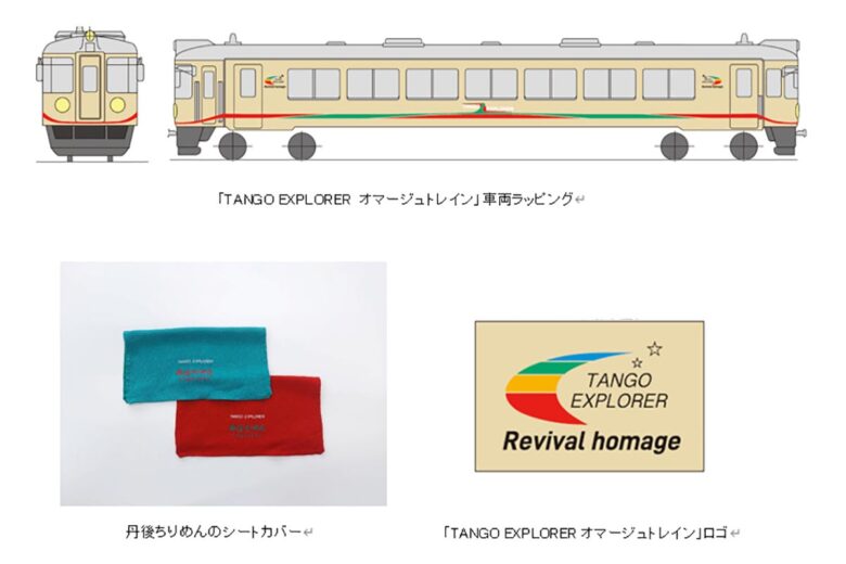 「タンゴ・エクスプローラーオマージュトレイン」イメージ（画像：京都丹後鉄道）