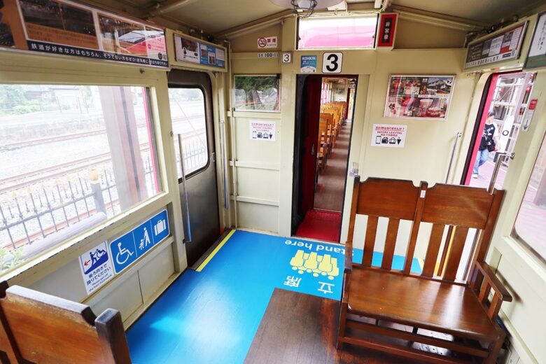 嵯峨野観光鉄道「トロッコ列車」立席スペース
