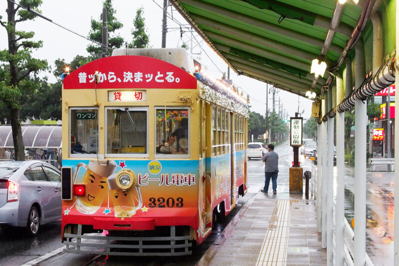 豊橋鉄道の観光列車「納涼ビール電車」