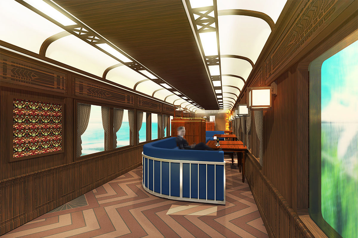 難波～極楽橋間を結ぶ新観光列車のイメージ（画像：南海電鉄）