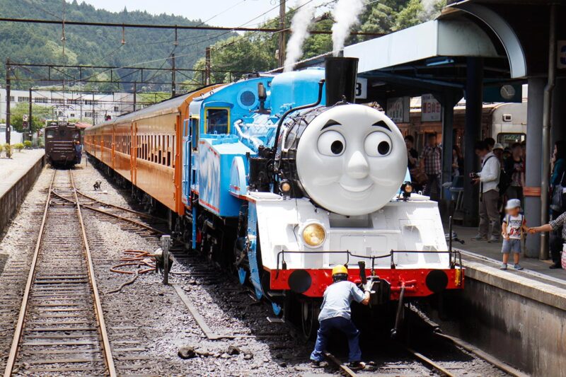 大井川鐵道の観光列車「きかんしゃトーマス号」