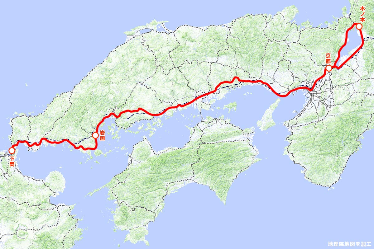 「TWILIGHT EXPRESS 瑞風」びわ湖周遊・せとうちコース（下り）